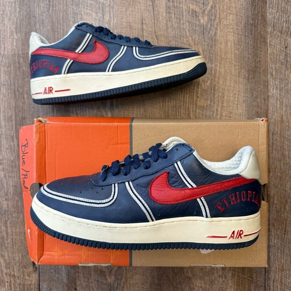 Nike Air Force 1 Premium UTT Ethiopian Clowns Blue Red